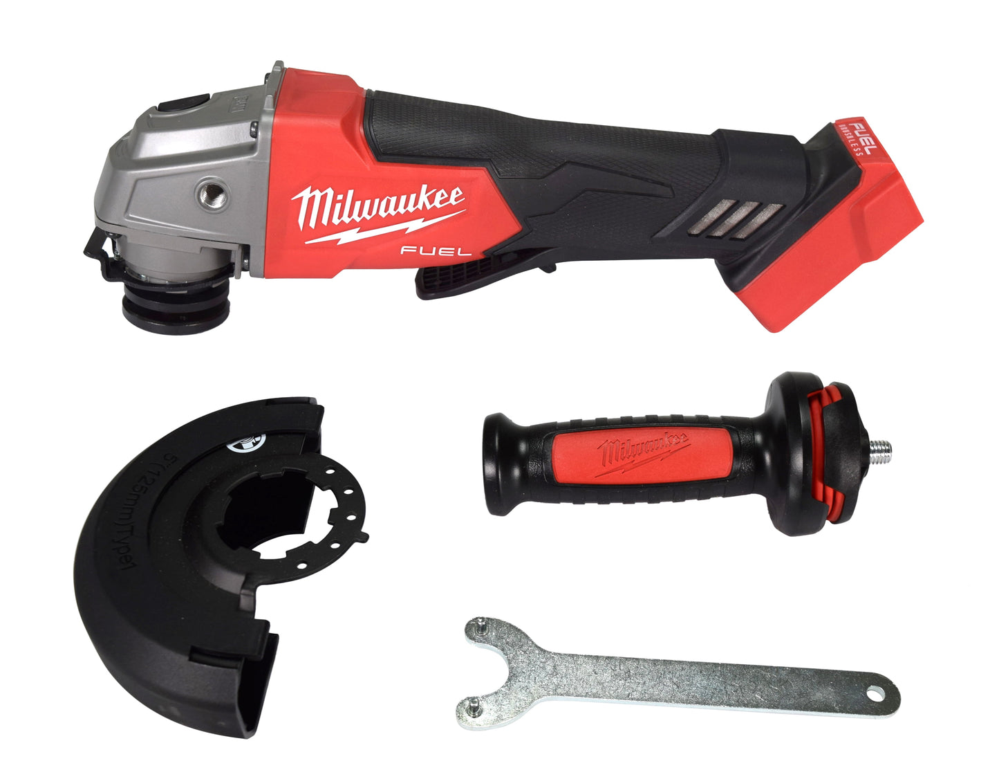Milwaukee 2880-20 Cordless 18V 4.5"/5" Angle Power Grinder with Paddle Switch, 8500 RPM