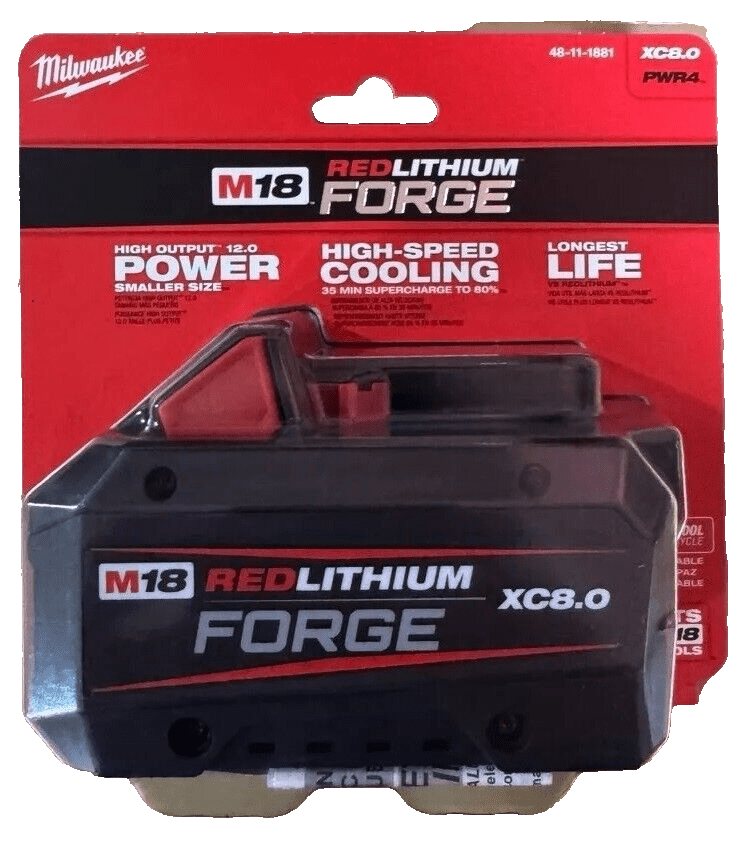 Milwaukee M18 48-11-1881 OEM 8.0 AH Forge battery NEW unopened!