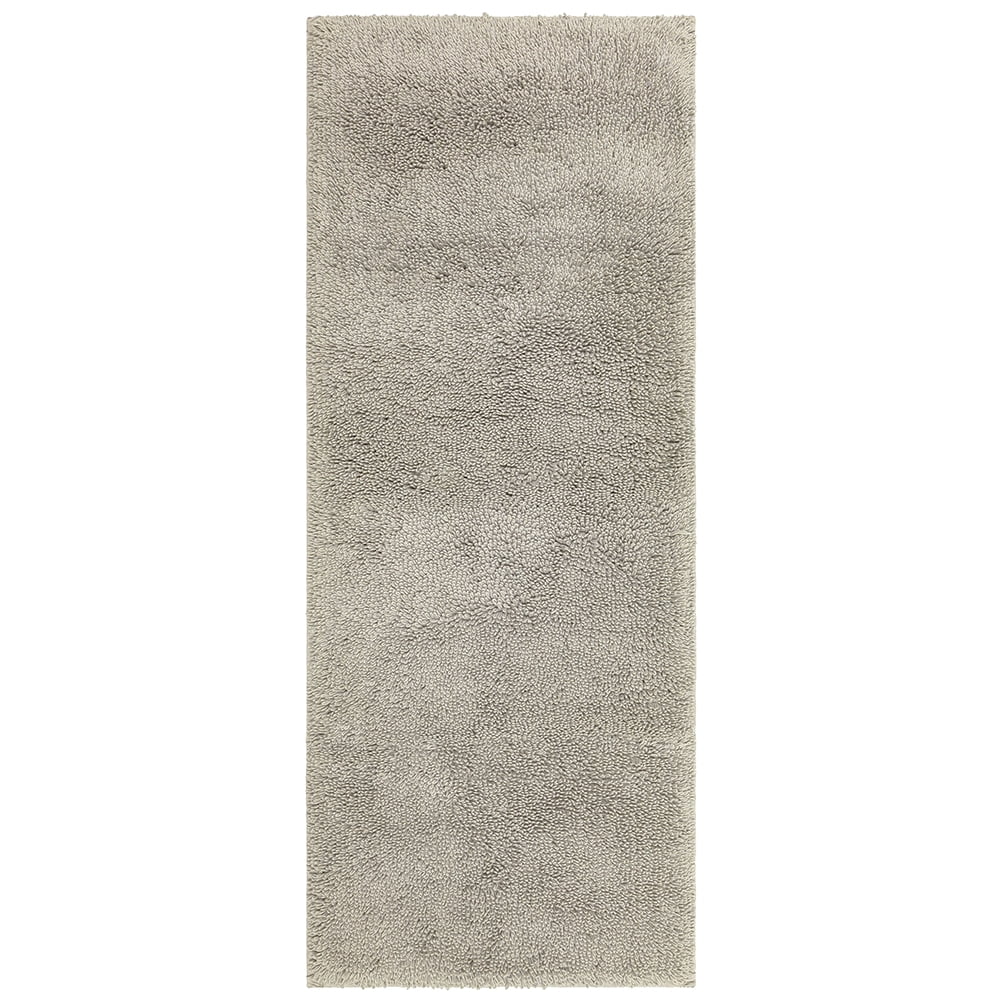 Mohawk Home Classic Cotton Plush Stain/Fade Resistant Non-Slip Washable Bath Mat, Silver, 2' X 5'