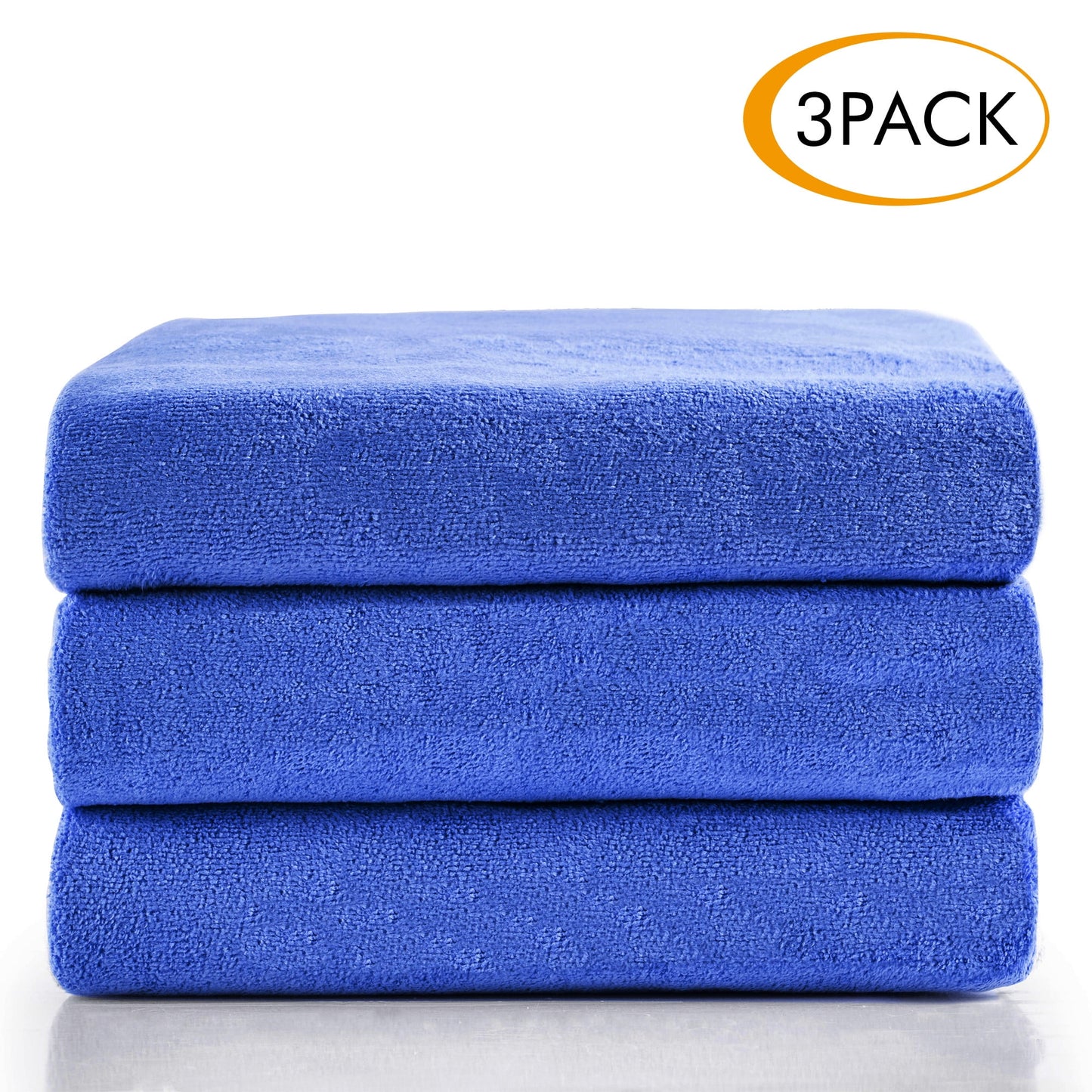 JML Juego de Toallas de Baño de Microfibra (Paquete de 6, 27" x 55") Absorbentes, Toallas de Secado Rápido para Baño, Multicolor