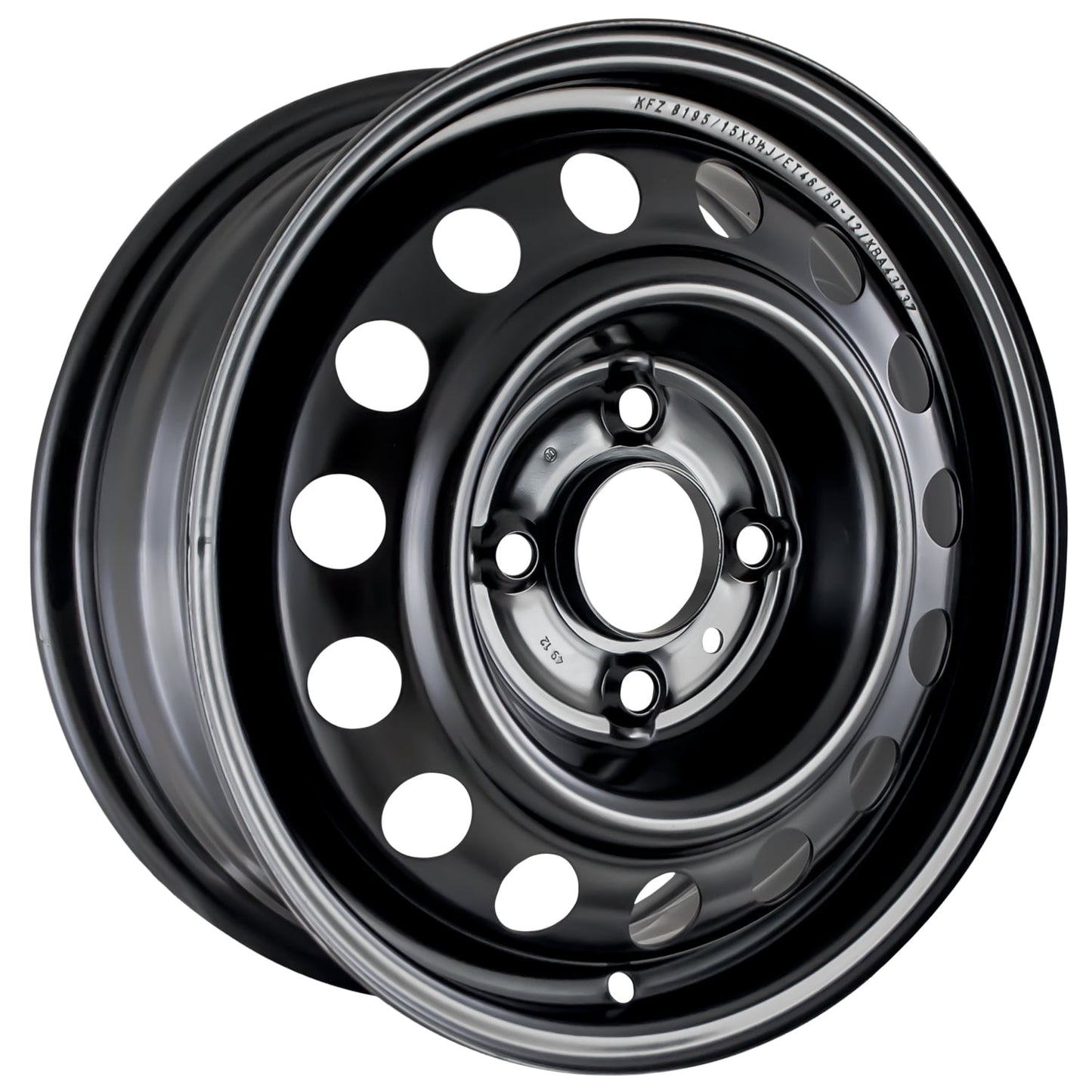 New Aftermarket Painted Black Steel Wheel 15 x 5.5 529102D050 15 Hole Style fits 2004-2006 Hyundai Elantra