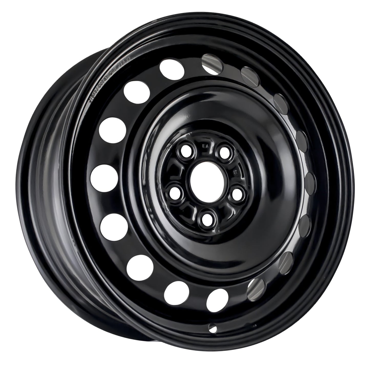 New Aftermarket Painted Black Steel Wheel 15 x 6 4261102880 16 Hole Style fits 2017 Toyota Corolla 50th Anniversary Special Edition Sedan 4-Door