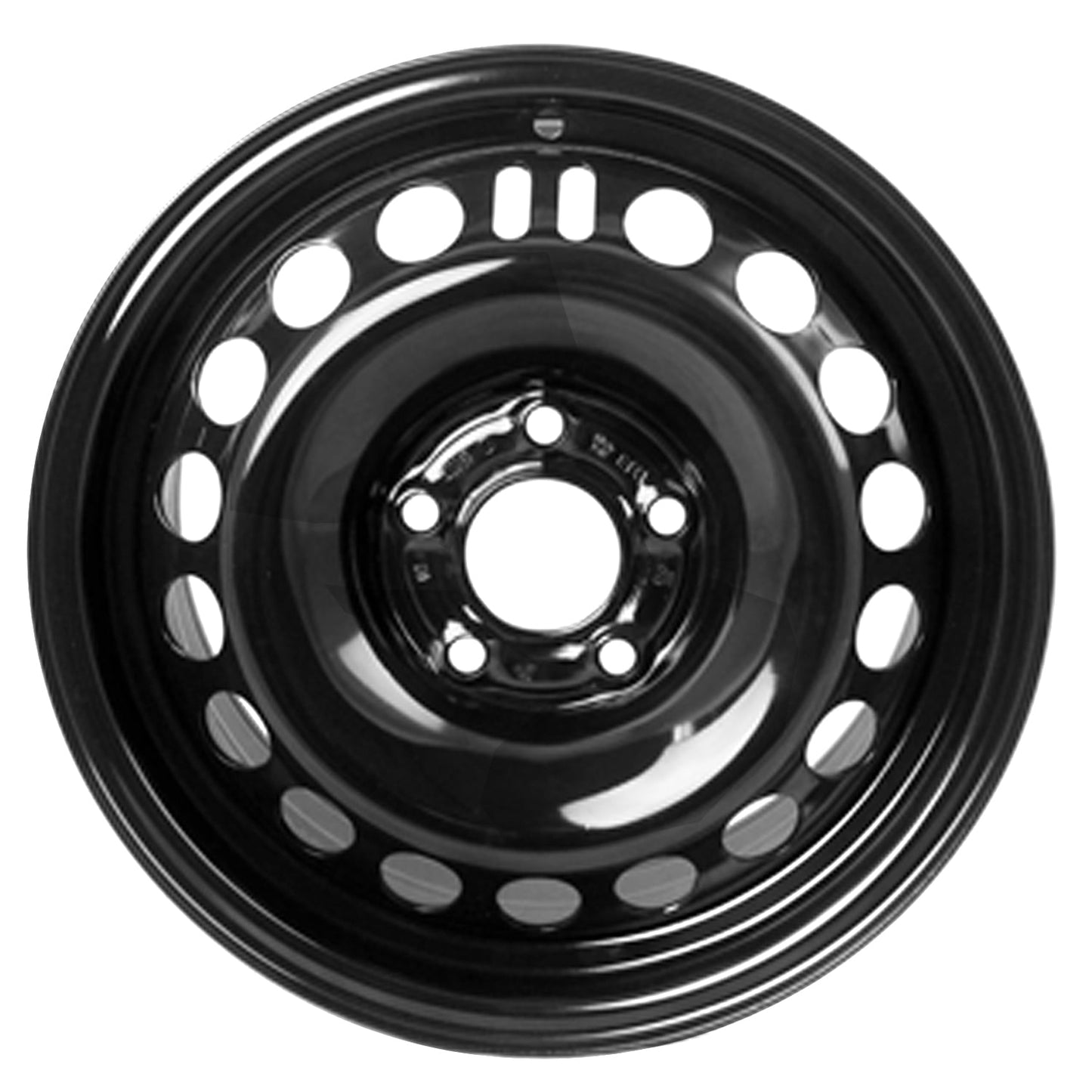 New Aftermarket Painted Black Steel Wheel 15 x 6.5 18 Hole Style fits 2004-2008 Chevrolet Malibu