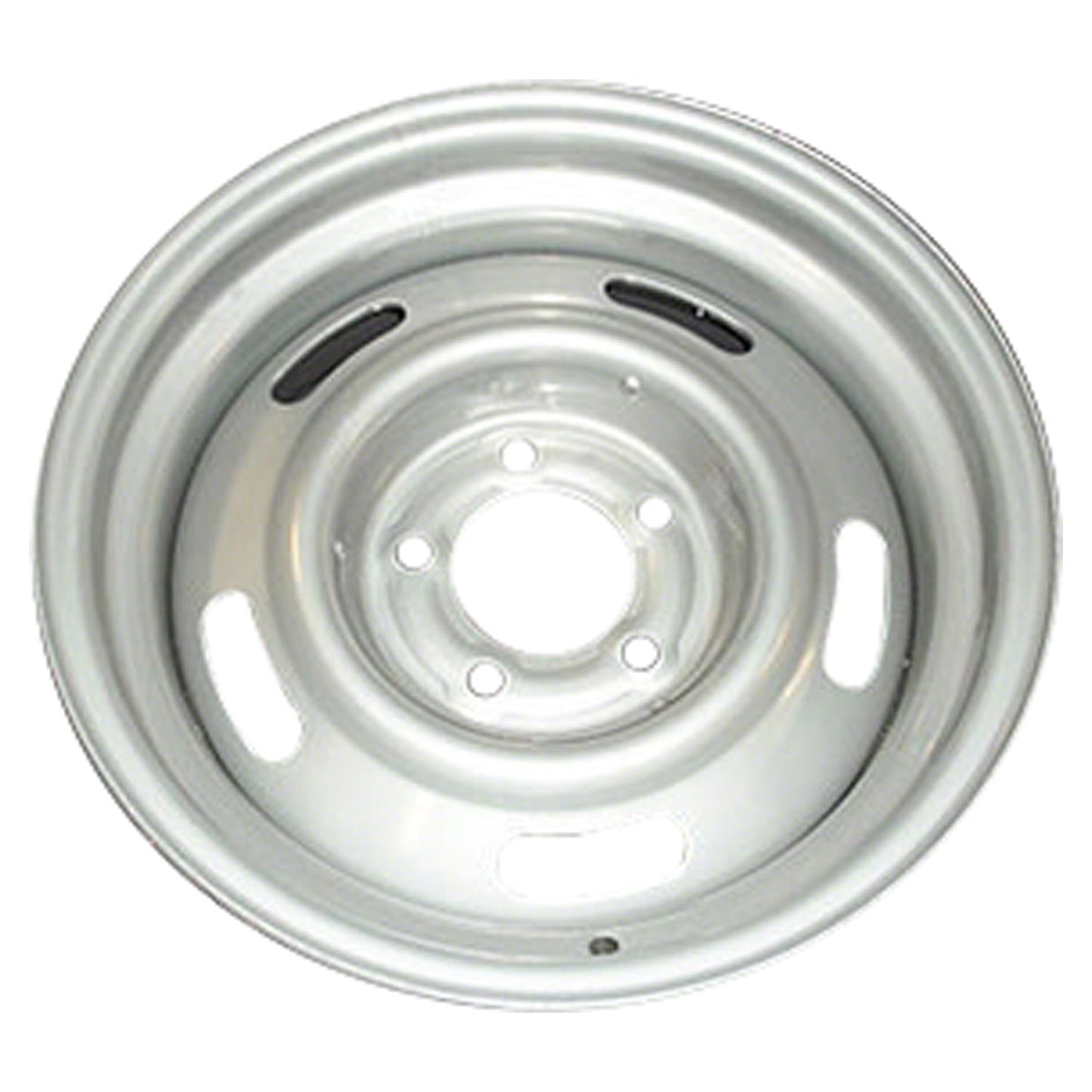New Aftermarket Painted Silver Steel Wheel 15 x 7 5 Slot Style fits 1969-1977 Chevrolet Camaro