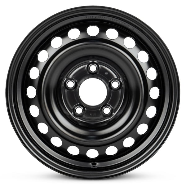 New OEM Replacement Wheel 15x6 in for 2014-2028 Kia Forte Painted Black 15 inch Steel Rim