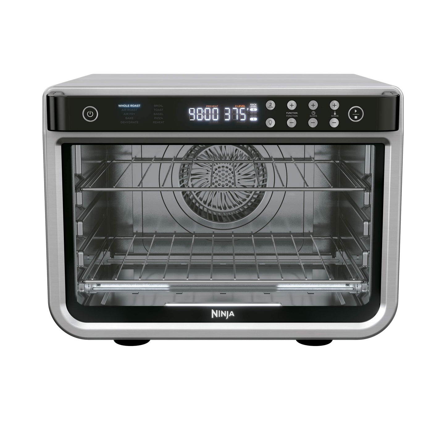 Ninja Foodi 8-in-1 XL Pro Air Fryer Toaster Oven, Countertop Convection Oven, 2 Level Cooking