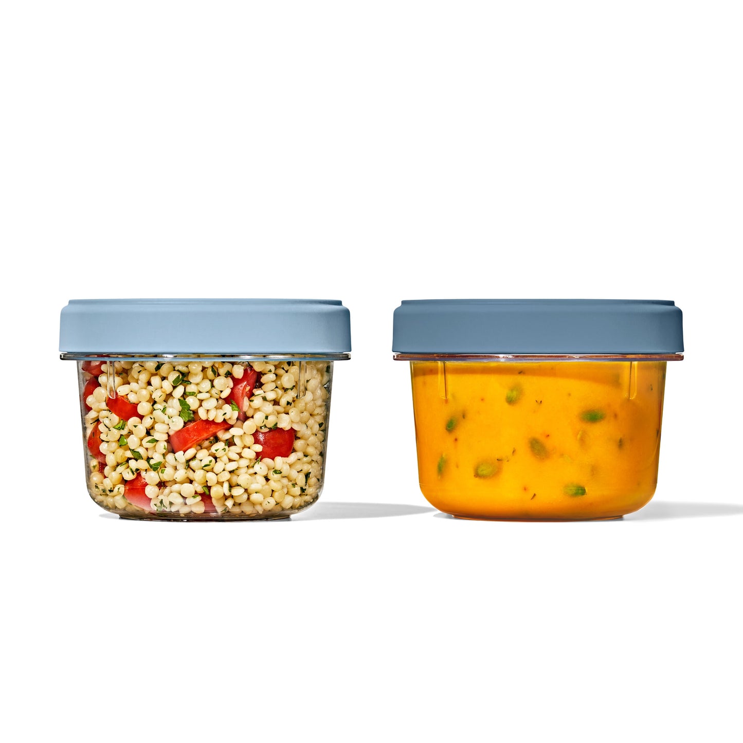 OXO SoftWorks Twist and Stack Leakproof Food Storage Containers, 20 oz, 2-Pack