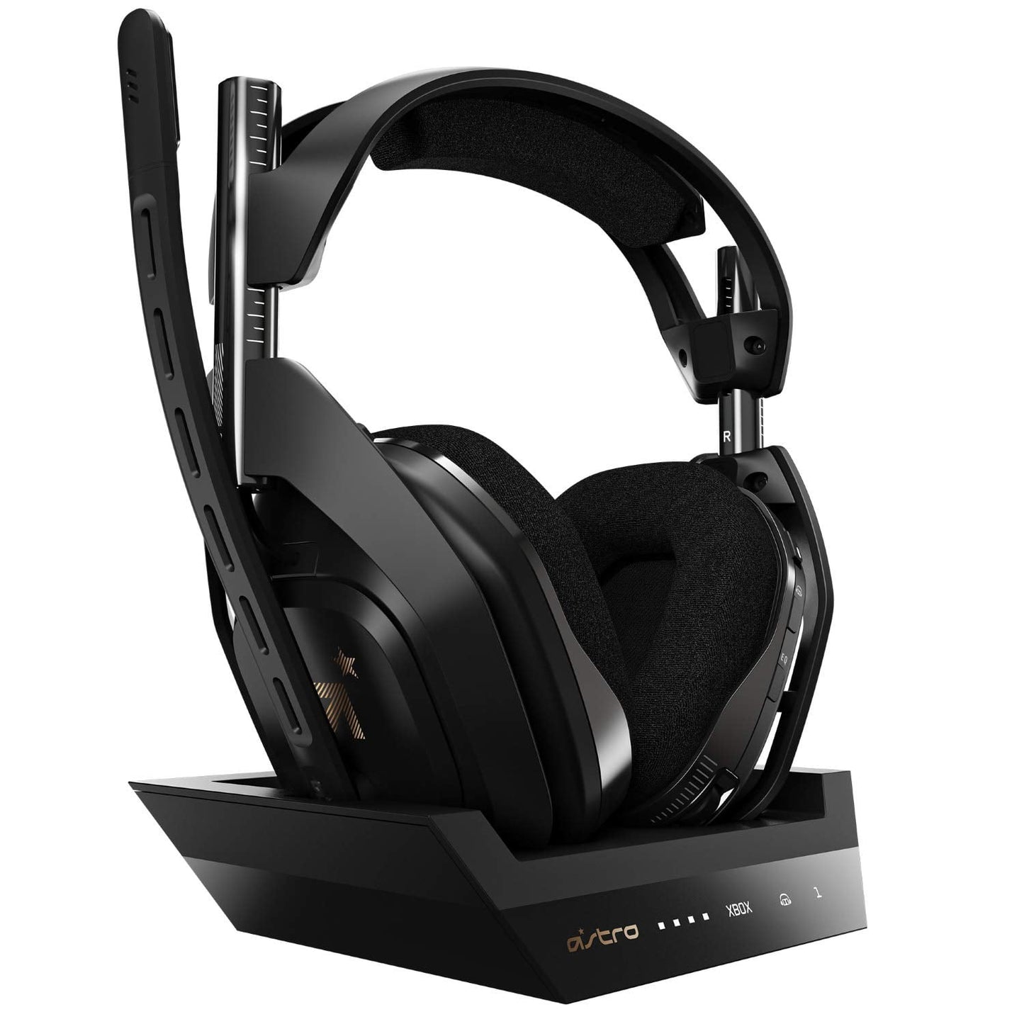 Open Box Astro A50 Over-Ear Wireless Gaming Headset, Black & Gold
