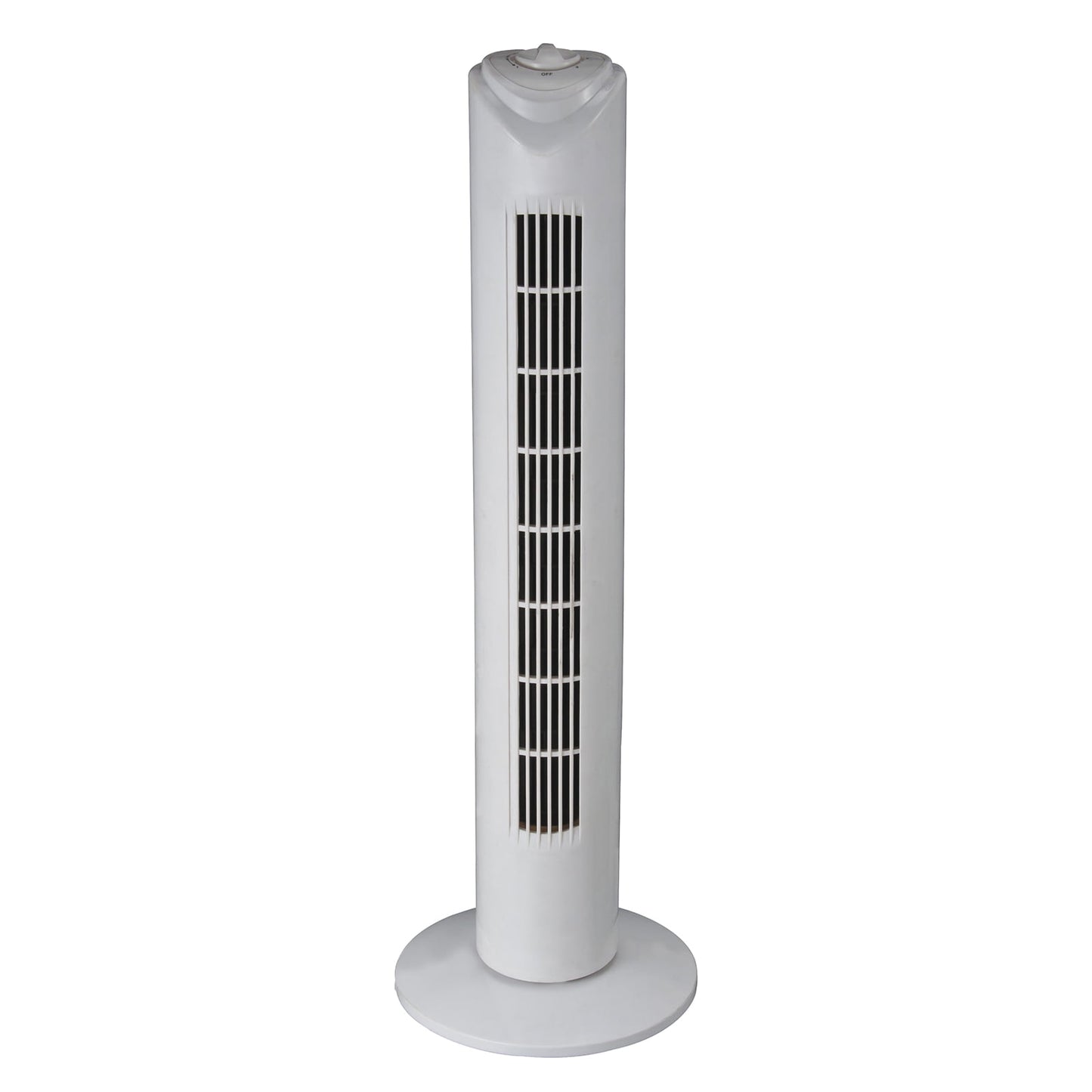 Optimus 32" Tower 3-Speed Oscillating Fan, White