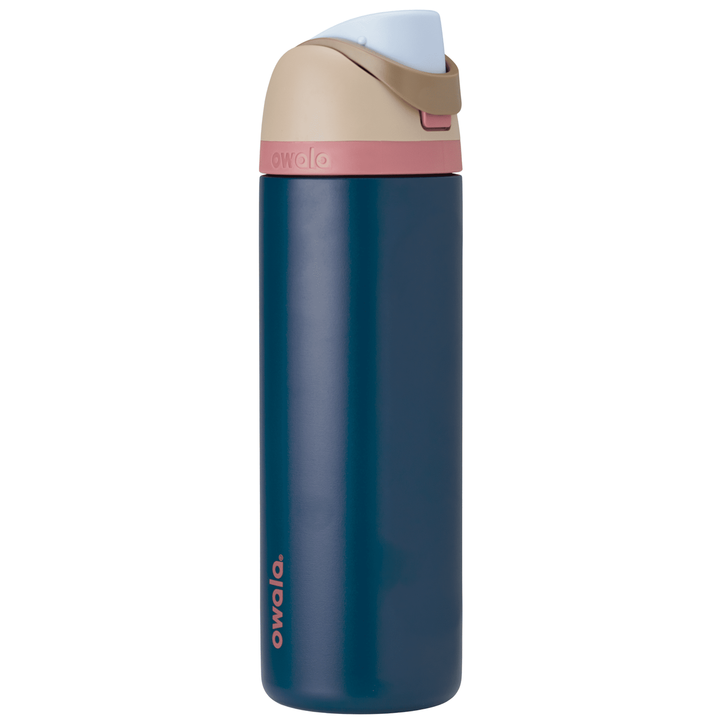 Owala FreeSip Stainless Steel Water Bottle, 24oz, Sleepy Skies Navy