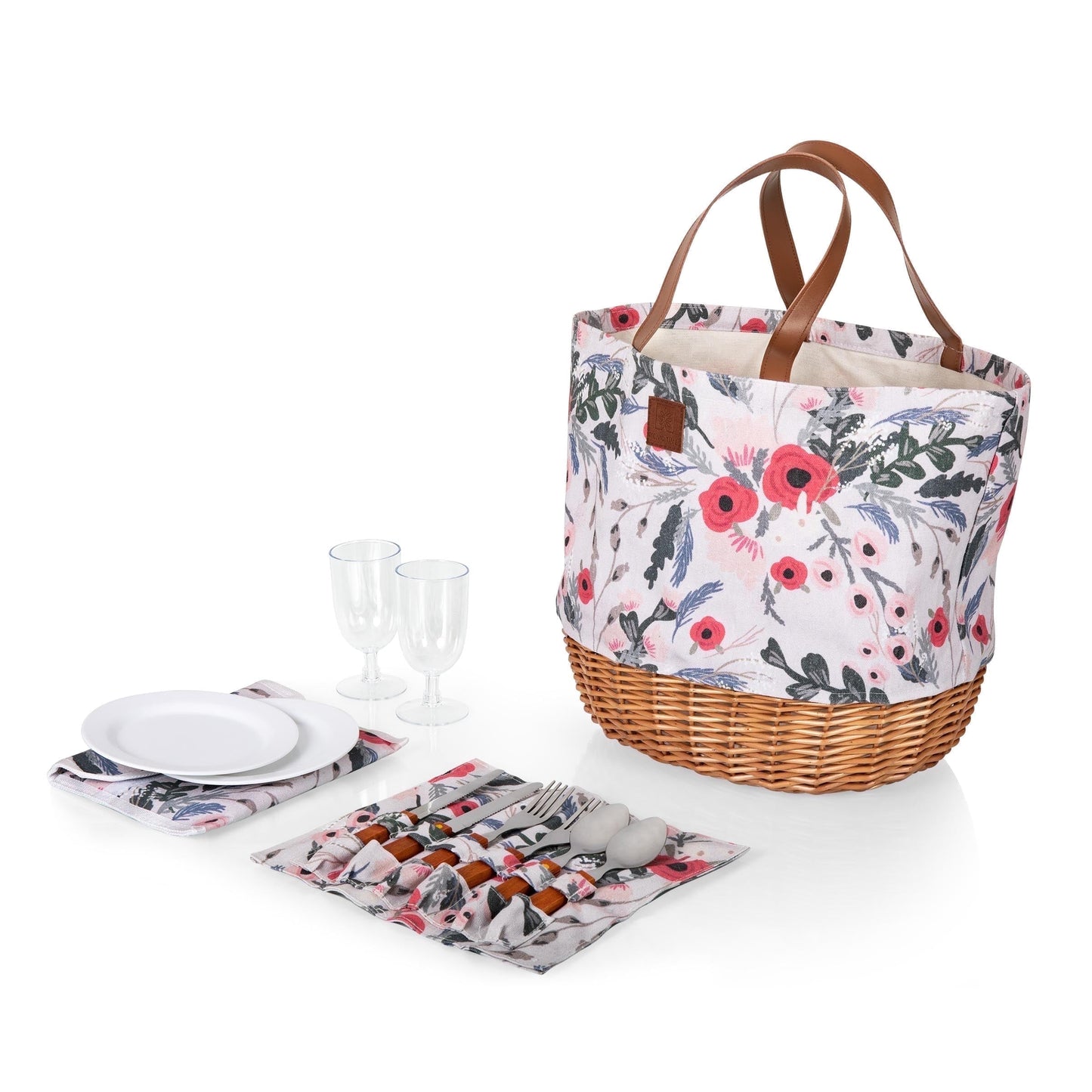 Promenade Picnic Basket, (Floral Pattern)