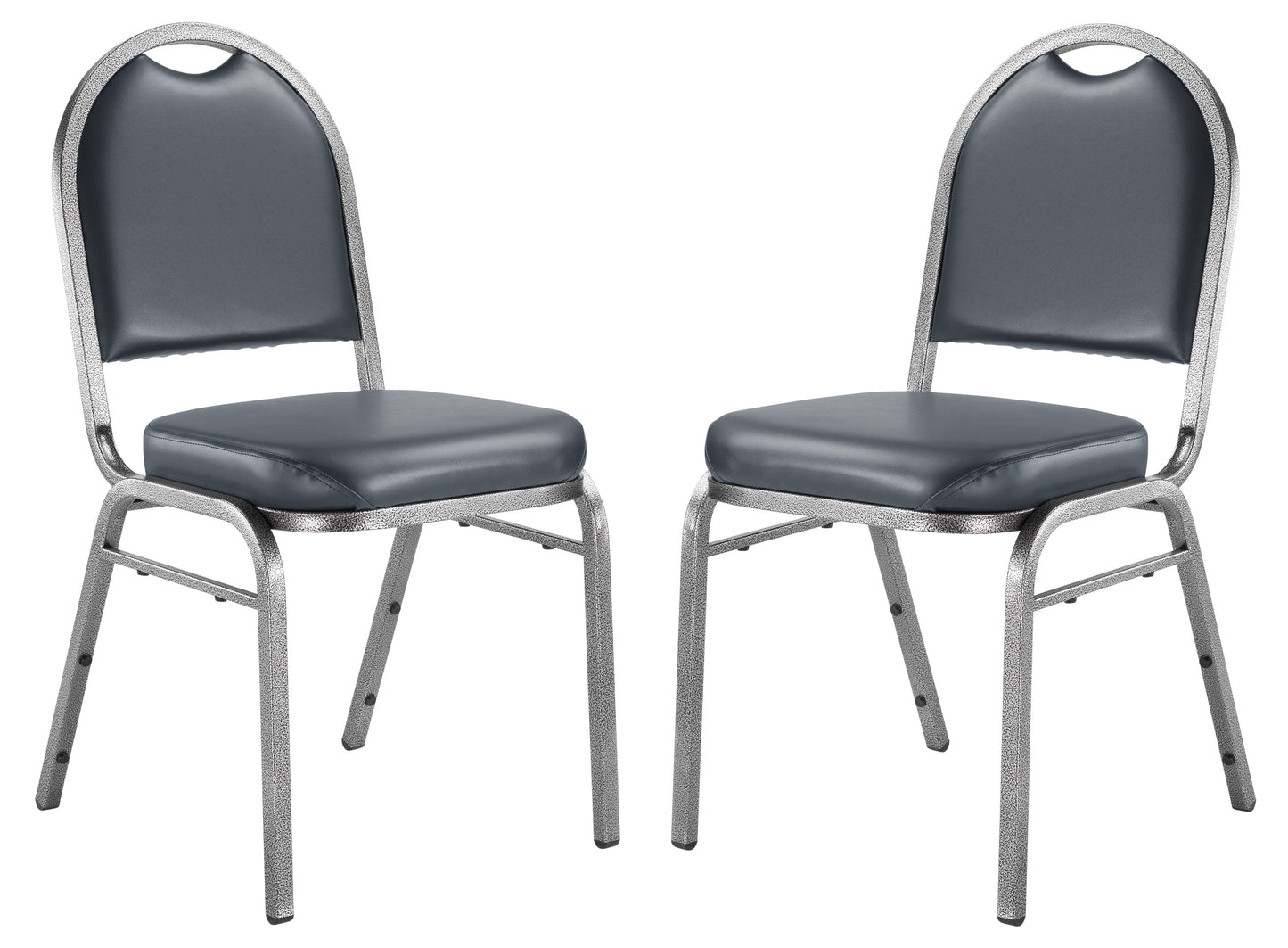 (Pack of 2) NPS® 9200 Series Premium Vinyl Upholstered Stack Chair, Pleasant Burgundy Seat