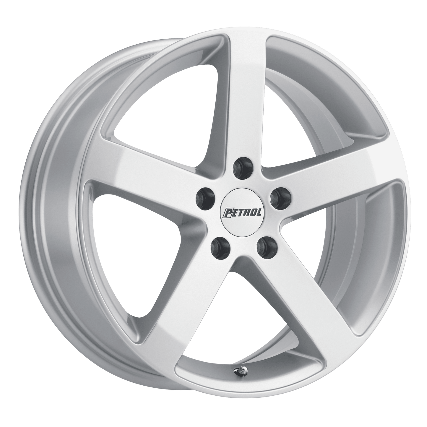 Petrol Aluminum Rim P3B 16X7in Gloss Silver Finish, 1670P3B385100S72
