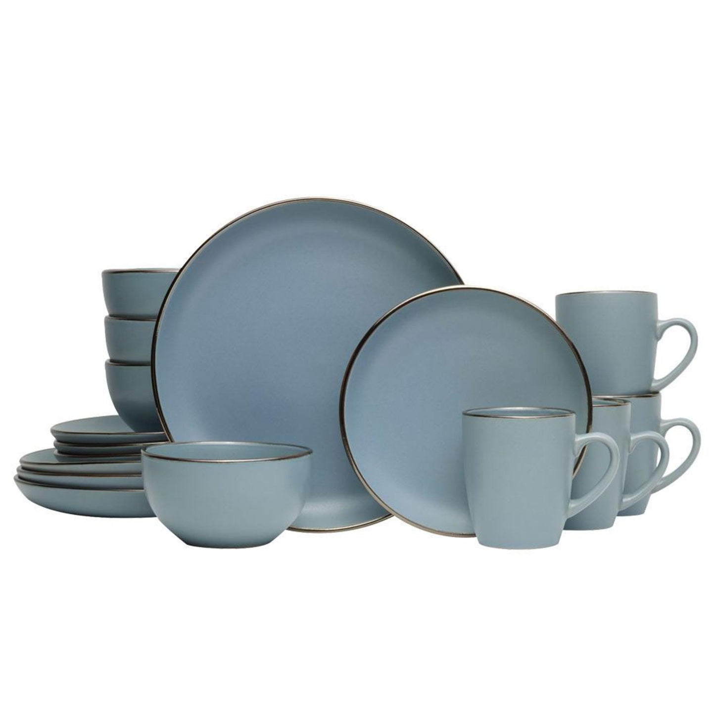 Pfaltzgraff® Hadlee Blue 16-Piece Stoneware Dinnerware Set