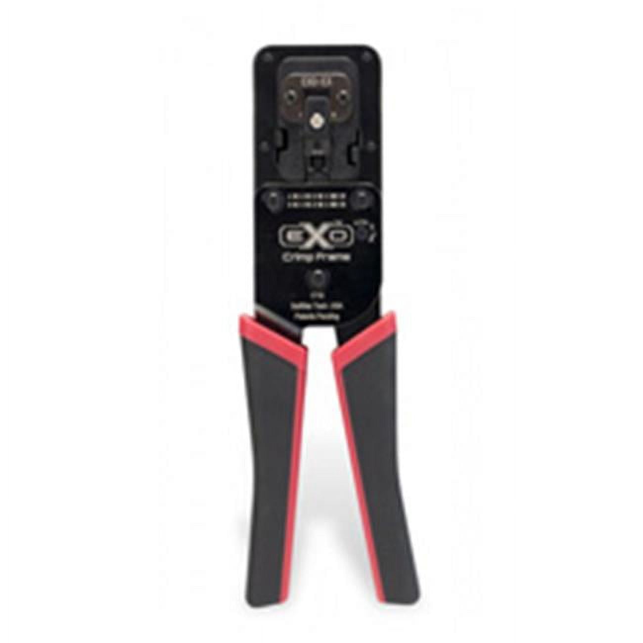 Platinum Tools 100061C EZEX-RJ45 Series EXO RJ45 Connector Crimp Frame with EXO-EX Die