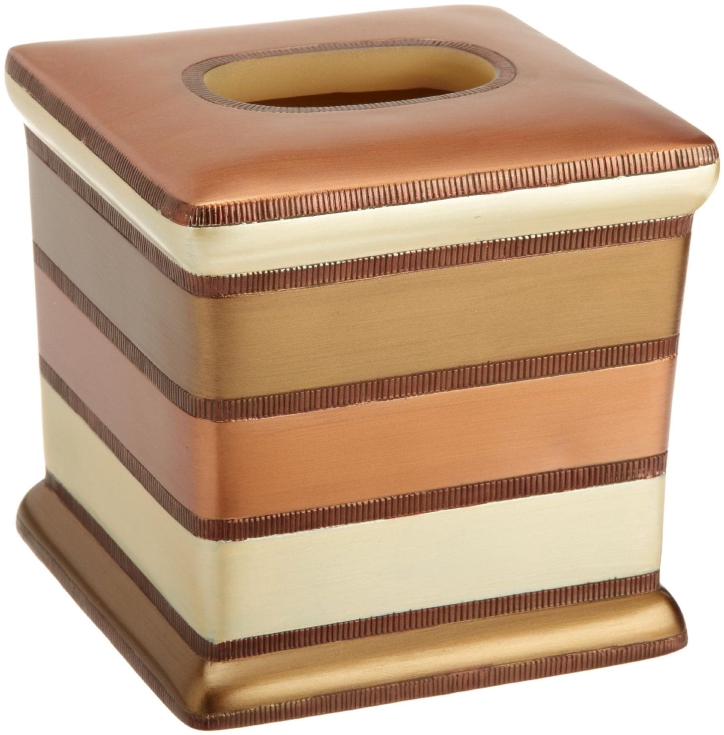 Popular Bath Contempo Spice Bath Collection - Bathroom Tissue Box Cover