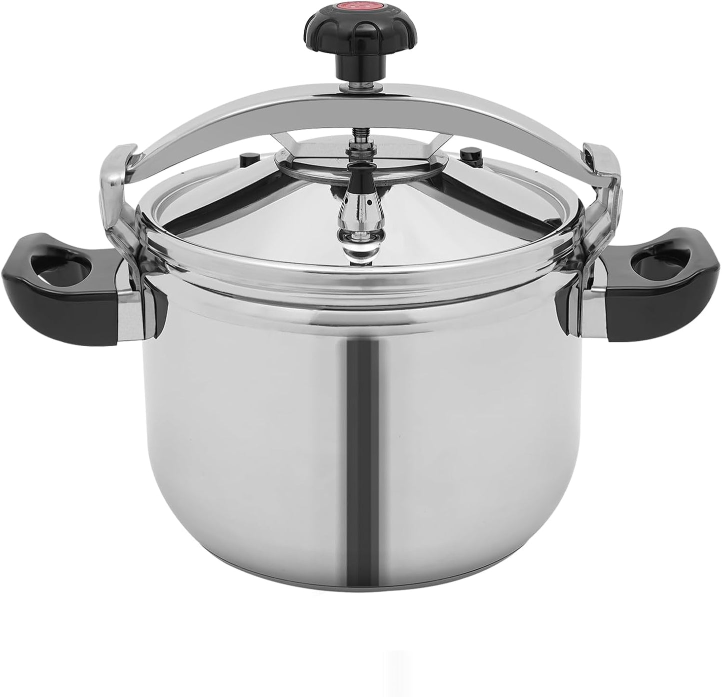 Pressure Cooker 23 Quart Stainless Steel Pressure Canner (Non-Aluminum) 23 QT Explosion-Proof Cookware with Spring Valve Safeguard Devices, Compatible with Gas & Induction Cooker (23.3 Quarts)