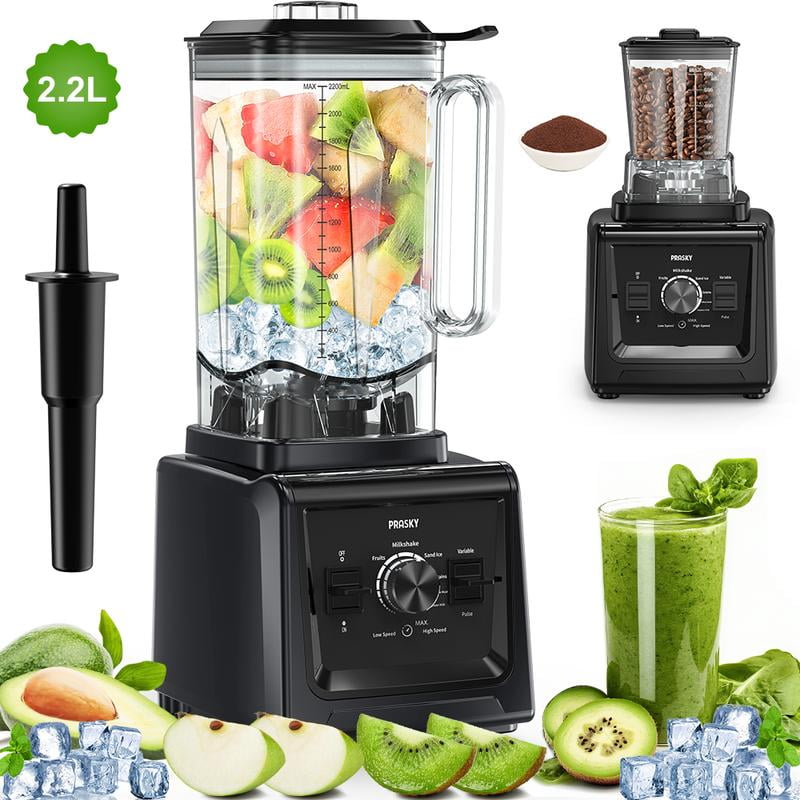 Professional Blender Upgrade, Smoothies Blenders, 75Oz BPA-Free, Blender and Grinder Combo 25000RPM Powerful Kitchen Blender, For Coffee Beans, Dried Chili, Ice Crushing Stand Mixer Crusher Machine