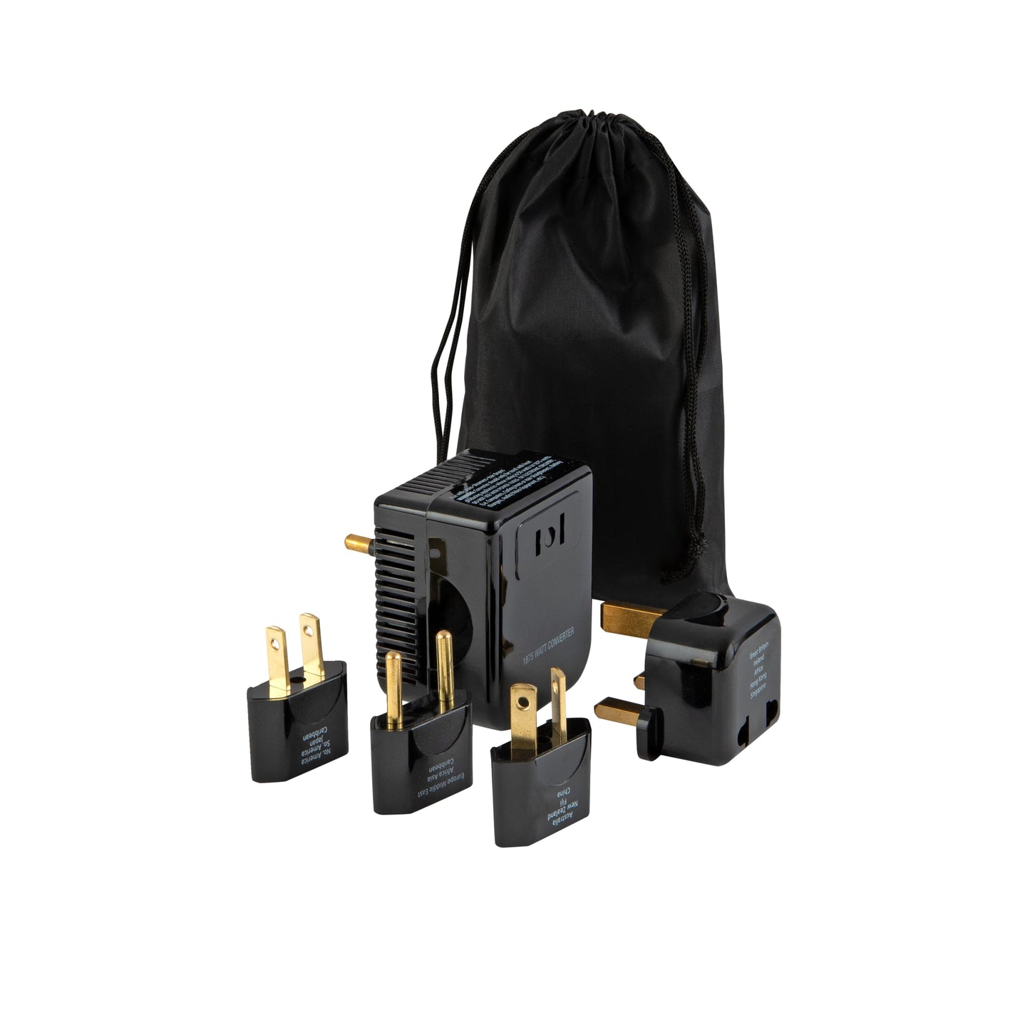(Paquete de 2) Adaptador de Viaje Internacional de 6 Piezas Protégé y Juego de 4 Enchufes para PaÃs, 0.4 Lbs