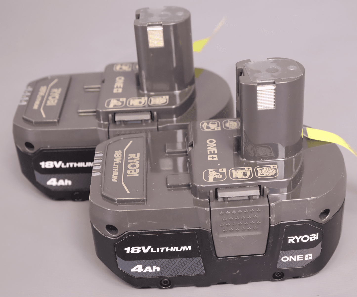 RYOBI ONE+ 18V Lithium-Ion 4.0 Ah Battery (2-Pack)