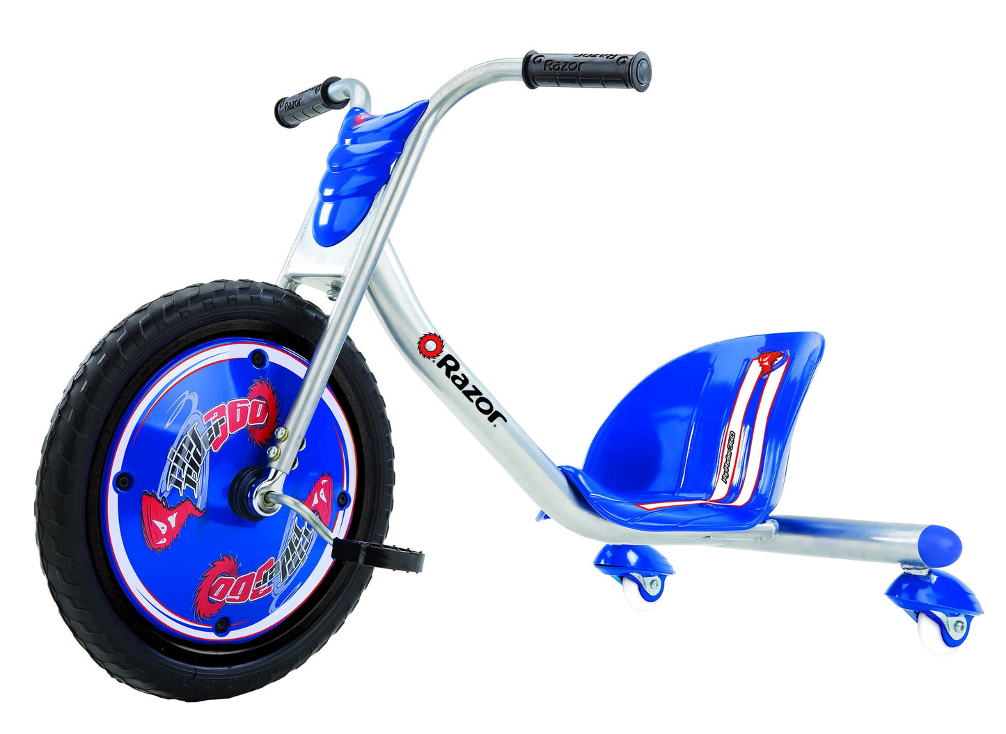 Razor RipRider 360 Drift Trike - Blue, 16" Front Wheel, 3-Wheeled Ride-on, Tricycle for Child 5+