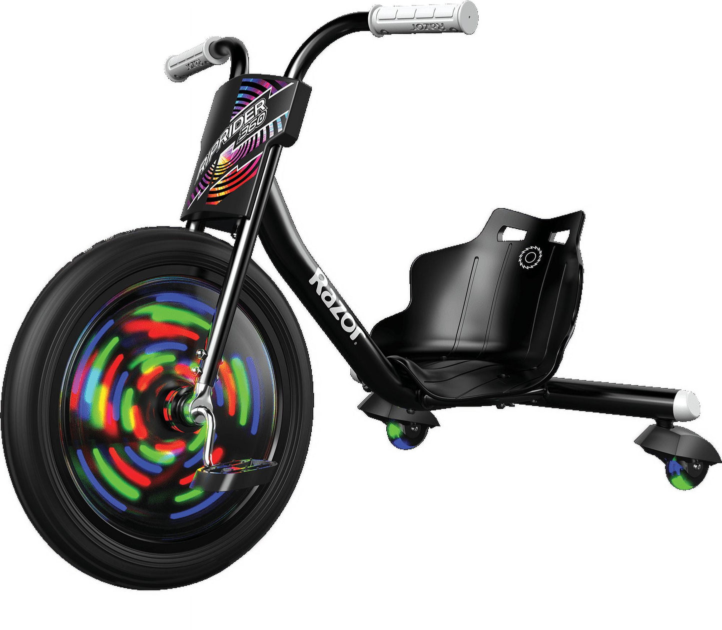 Razor RipRider 360 Lightshow - Drift Trike with Colorful Lights, 3 Wheeled Ride-on Toy for Kids 5+