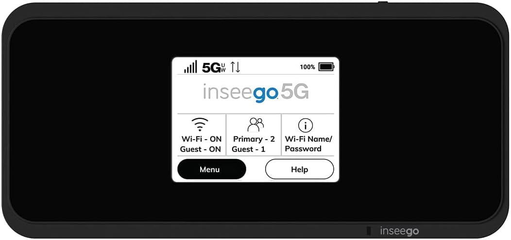 Restored Inseego MiFi M2100 Verizon 5G Ultra Wideband Network / 4G LTE Connects up to 30 Devices via WiFi Sleek and Compact Hotspot (Refurbished)