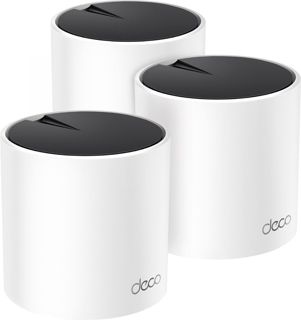 Restored TP-Link Deco X25 AX1800 Dual-Band Whole Home Mesh Wi-Fi 6 System (3-Pack) - White (Refurbished)