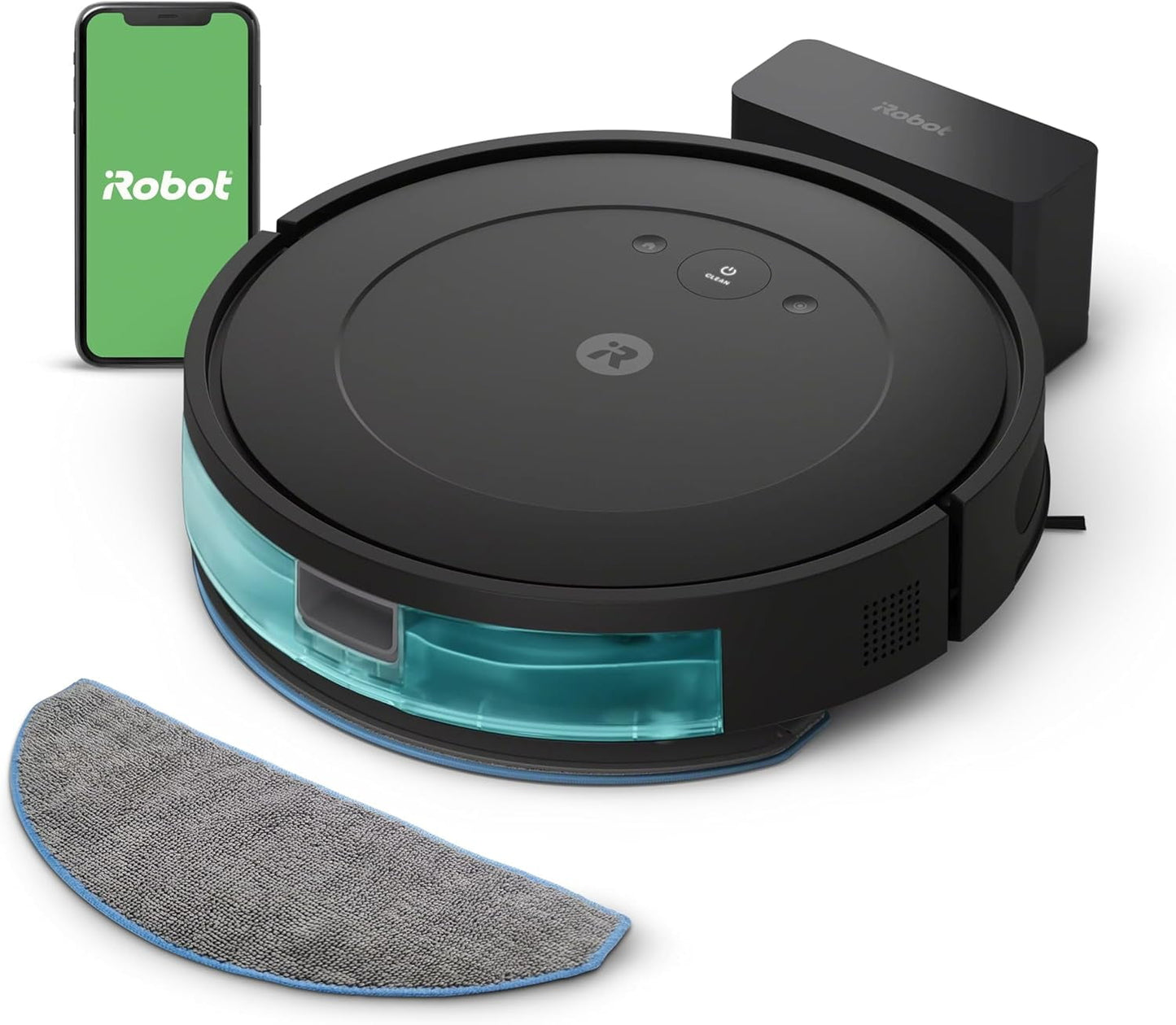 Restored iRobot Roomba Essential Vacuum and Mop Combo (Y0140) (Refurbished)