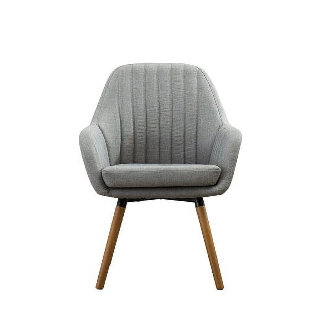 Roundhill Furniture Tuchico Contemporary Fabric Accent Chair, Tan