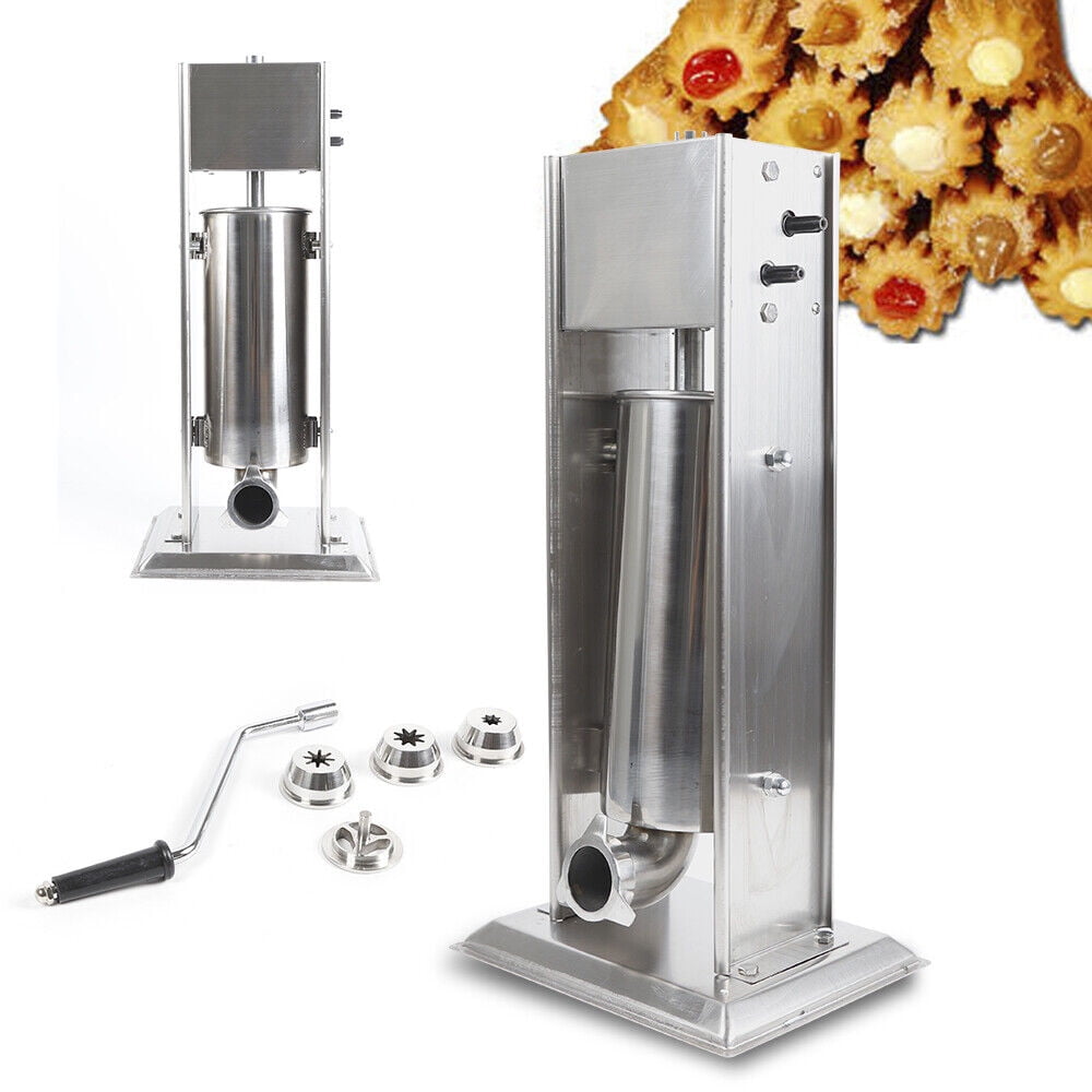 SHZICMY 5L Stainless Home Vertical Manual Spanish Donuts Churrera Churros Machine Maker