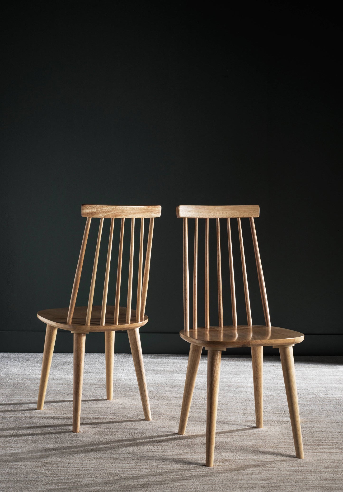 Safavieh Burris Silla Lateral Contemporánea con Barrotes, Juego de 2