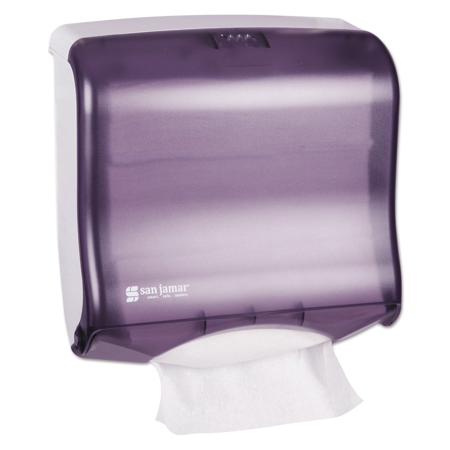San Jamar Ultrafold Fusion C-Fold and Multifold Towel Dispenser, 11.5 x 5.5 x 11.5, Black -SJMT1755TBK