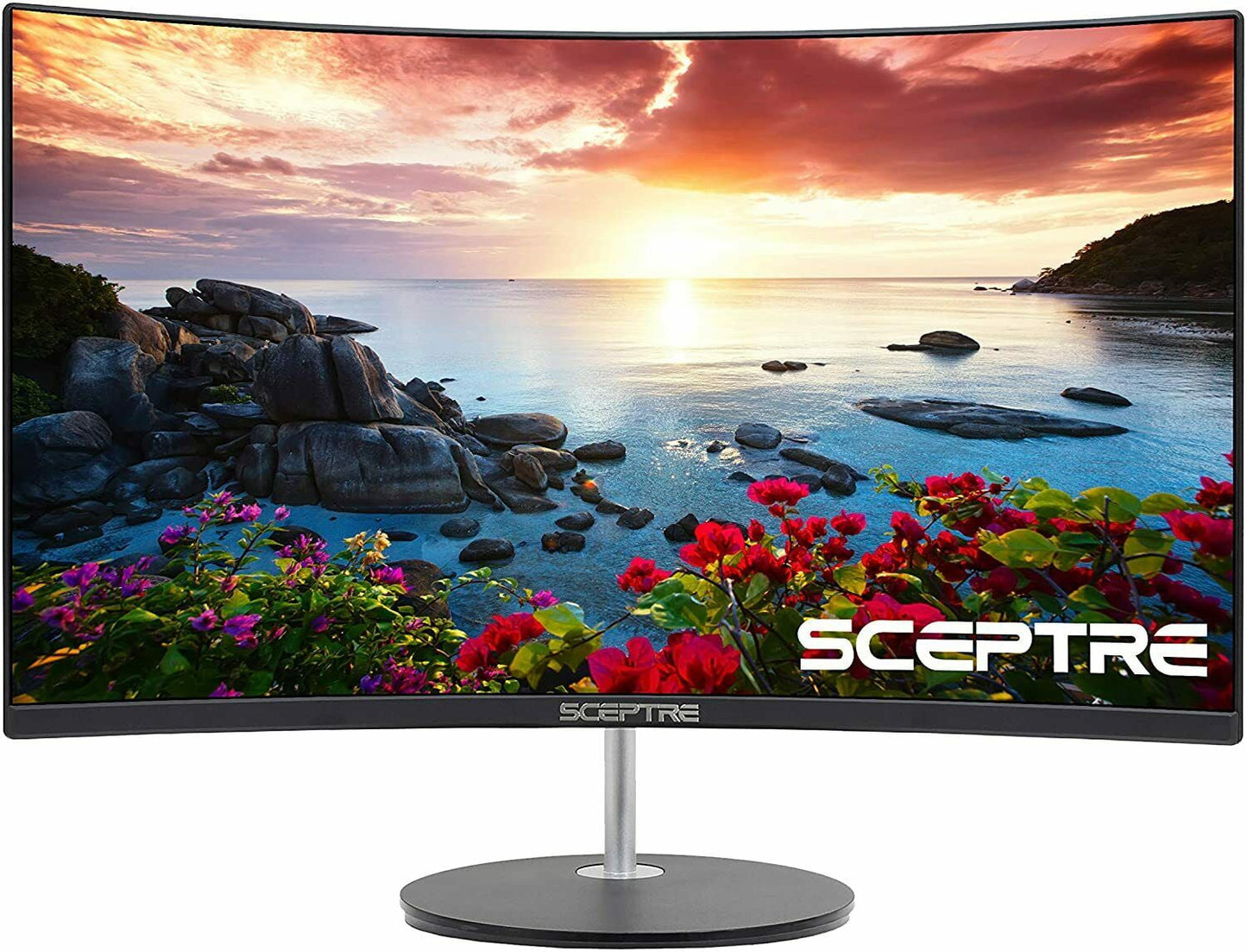 Sceptre 27" 1080p LCD Curved Computer Monitor, Black, C278W-1920RN