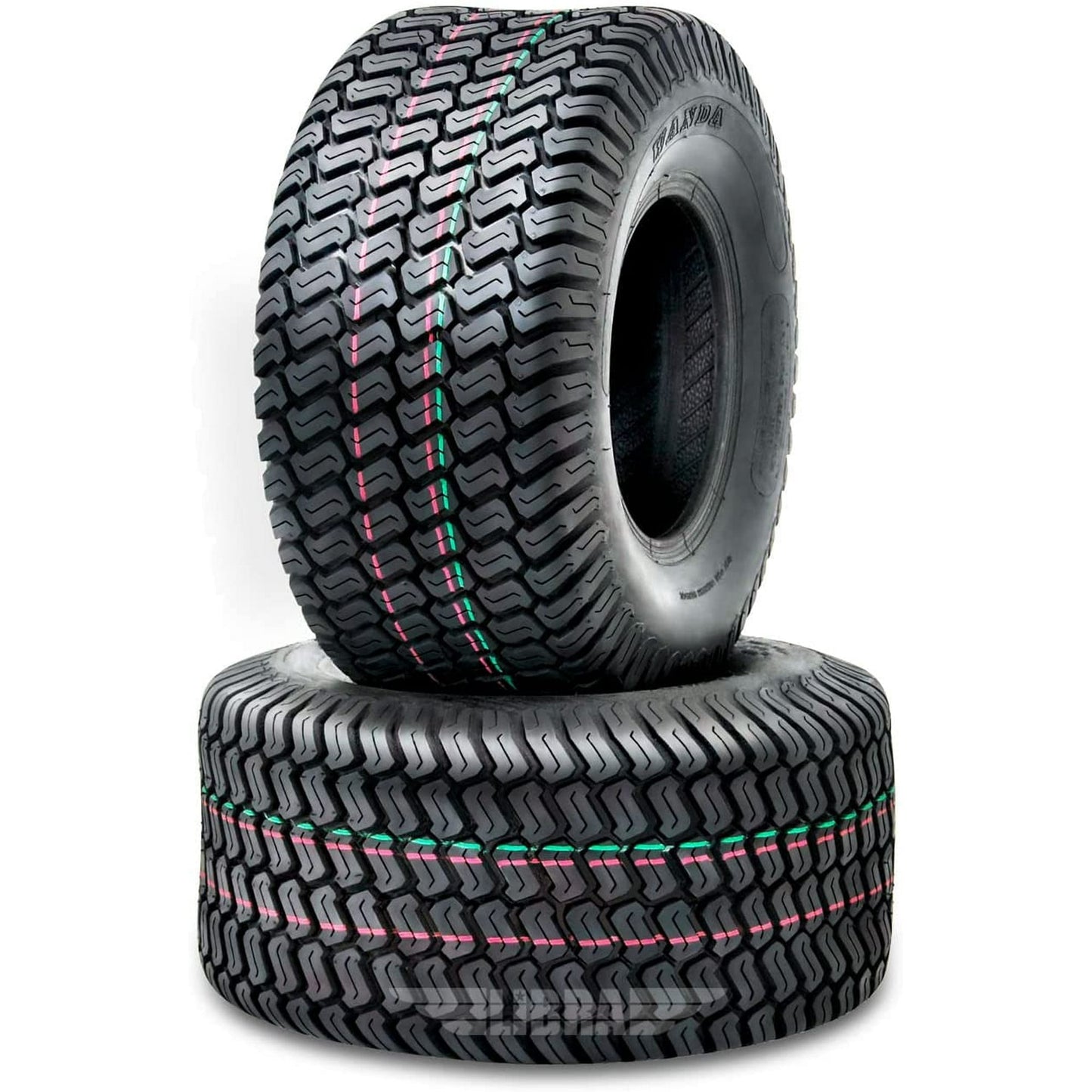 Set 2 WANDA 18x7.50-8 Lawn Mower Cart Turf Tires P332 /4PR- 13027