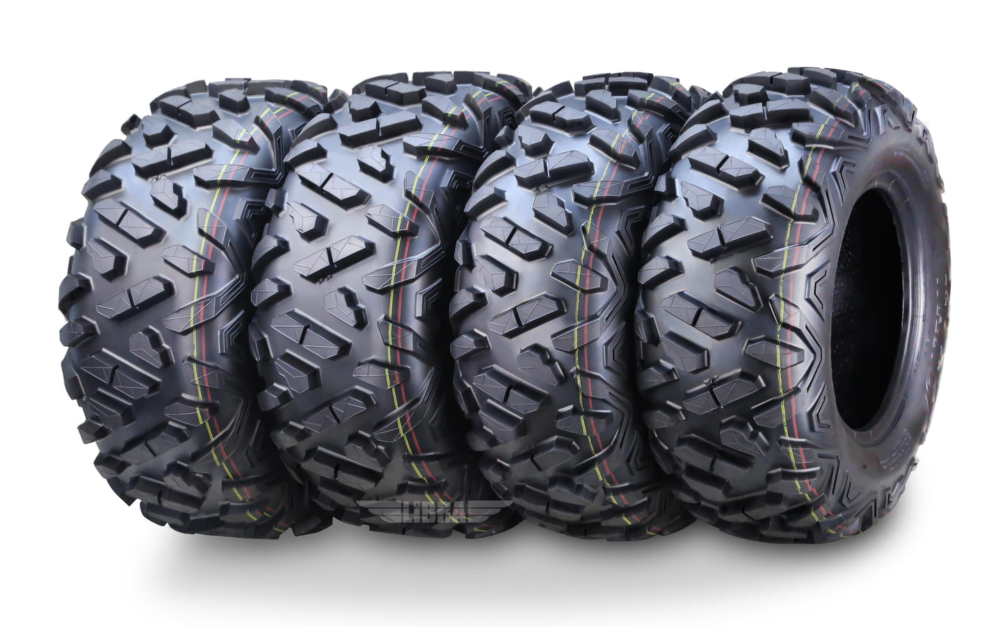Set 2 WANDA ATV Front Tires Set 23x7-10 for 95-98 Polaris Magnum 2x4
