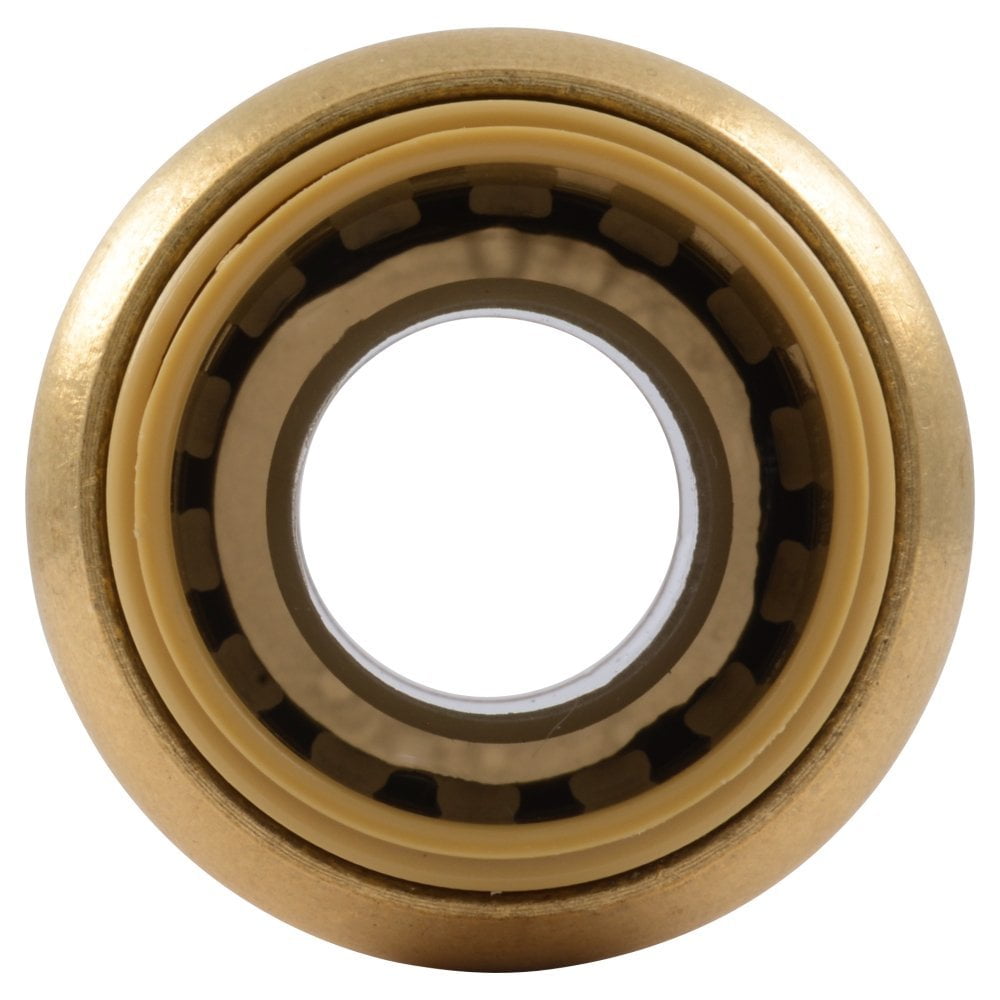 SharkBite Conector de Latón FPT de 1 Pulgada de Empuje x 1 Pulgada de Diámetro