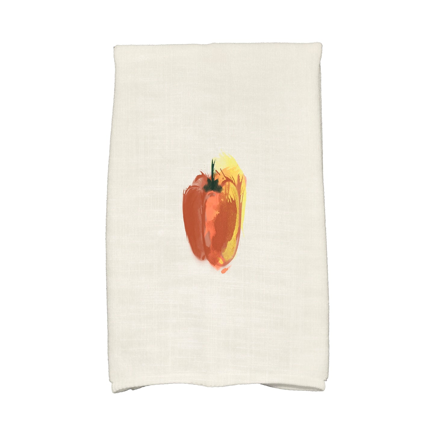 Simply Daisy, 16 x 25 inch, Pepper Kitchen Towel, Rust