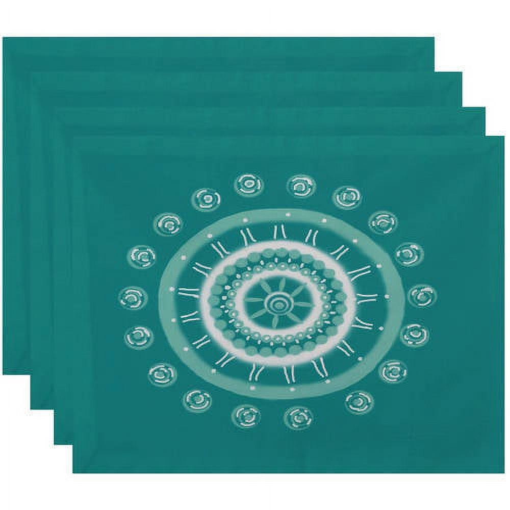 Simply Daisy 18" x 14" Beachy Keen Geometric Print Placemat
