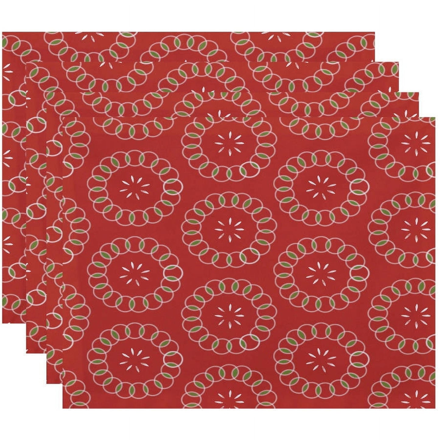 Simply Daisy 18" x 14" Happiness Is… Floral Print Placemat