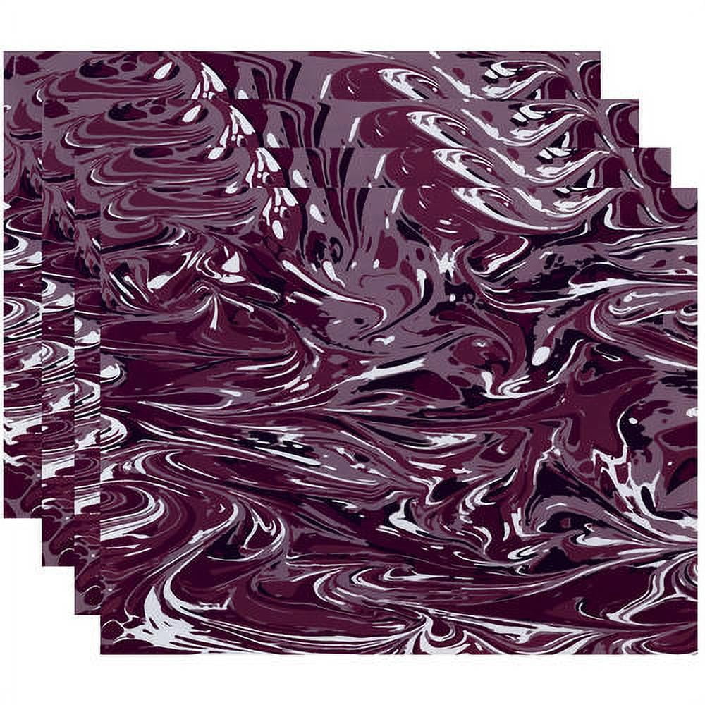 Simply Daisy 18" x 14" Mélange Geometric Print Placemats, Set of 4
