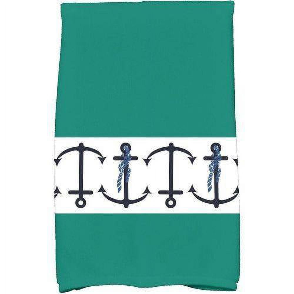 Simply Daisy 18" x 30" Anchor Stripe Stripe Print Kitchen Towel