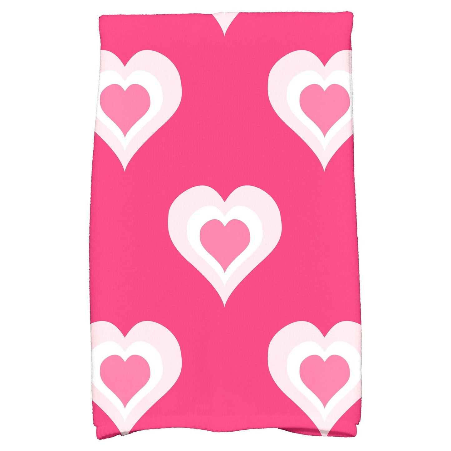 Simply Daisy 18" x 30" Valentine Print Hand Towel