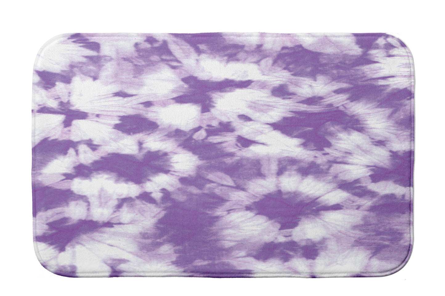 Simply Daisy 24" x 17" Plush Microfiber Purple Chillax Bath Mat