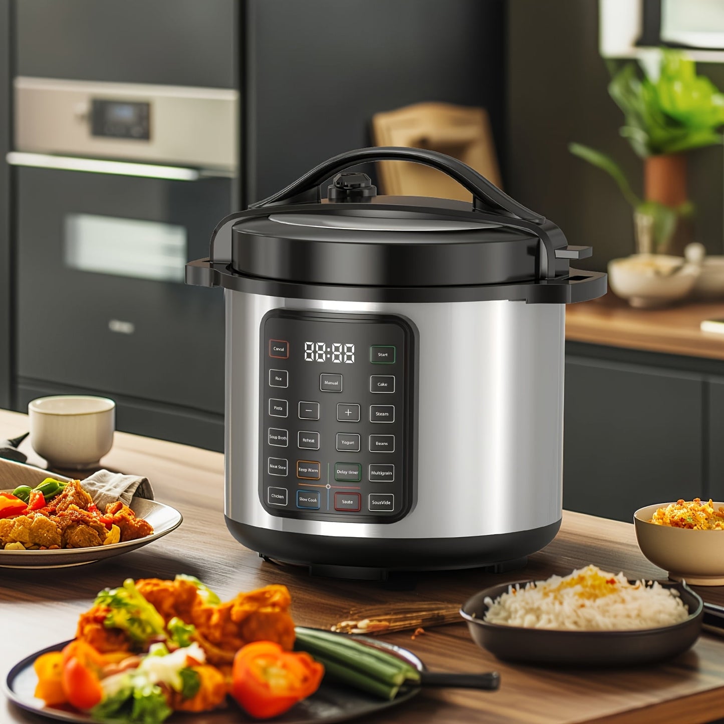 Smart 10+1 Electric Pressure Cooker W/Pro-Grade Speed - One-Touch Meal Magic, From Apartment Dinners To Family Feasts - For Healthier Home Cooking & Time-Saving Culinary Joy