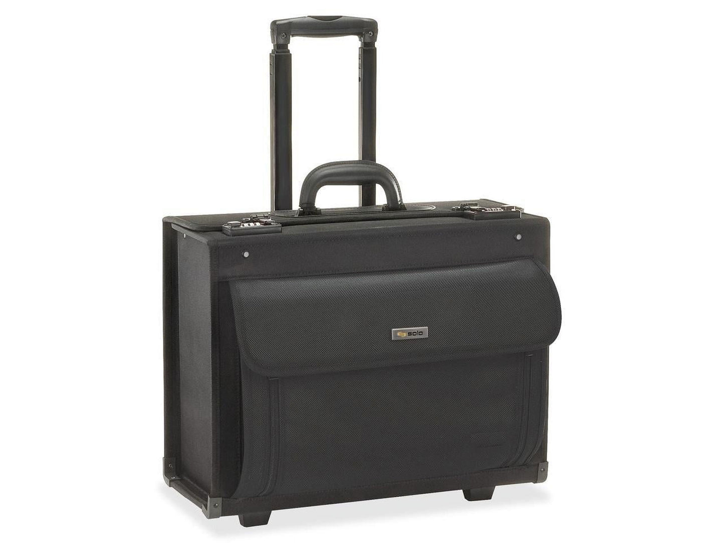 Solo USLB784 US Luggage Ballistic Rolling Computer Catalog Case, Black