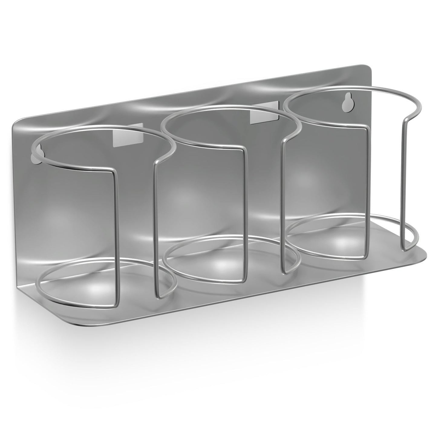 Sorbus Tumbler Organizer 3-Cup – Magnetic Wall Mount for 20-40oz Cups & Bottles