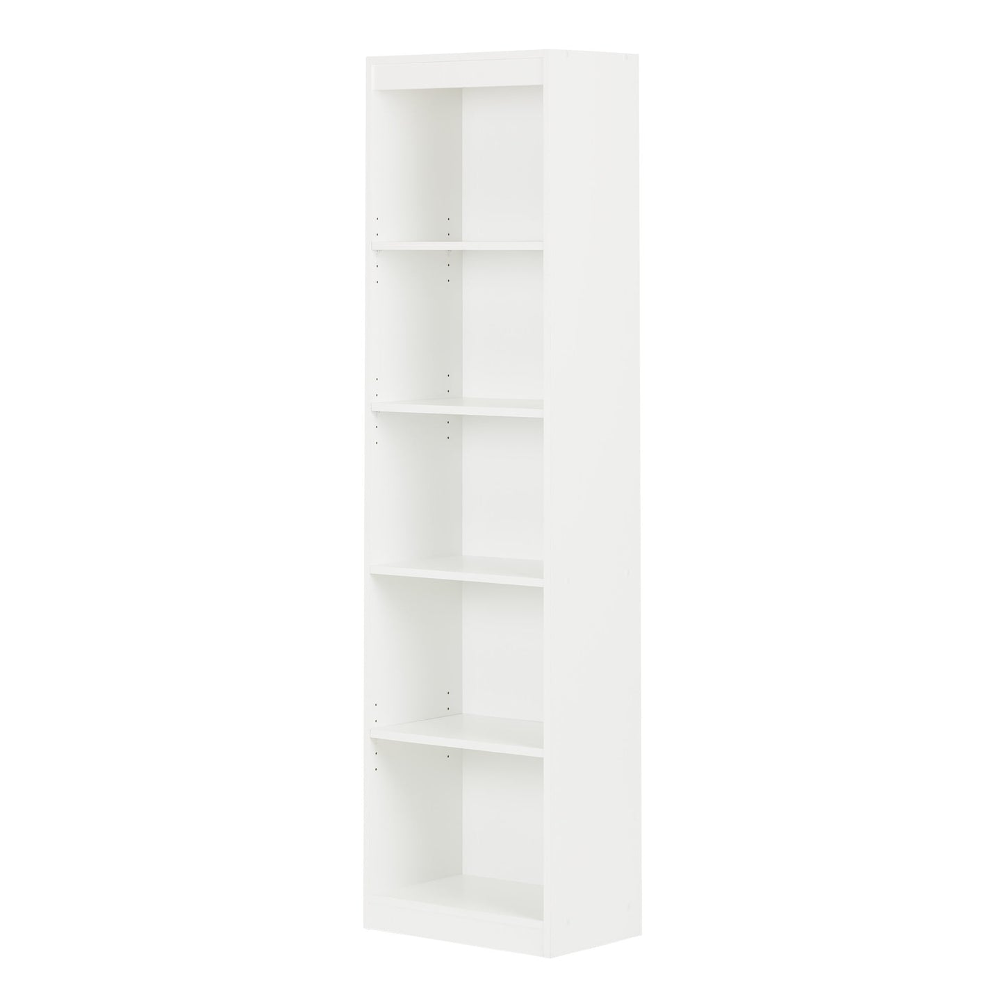 South Shore Axess , Librero Contemporáneo, Blanco Estrecho