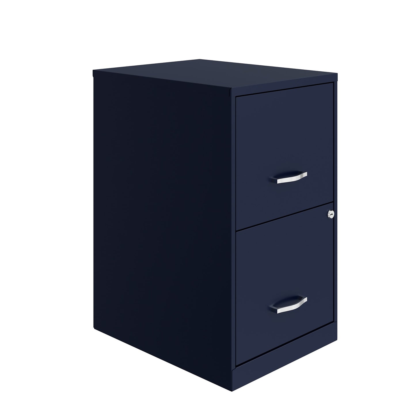 Space Solutions Archivador Vertical de 18" de Profundidad y 2 Cajones con Ancho de Letra, Plateado