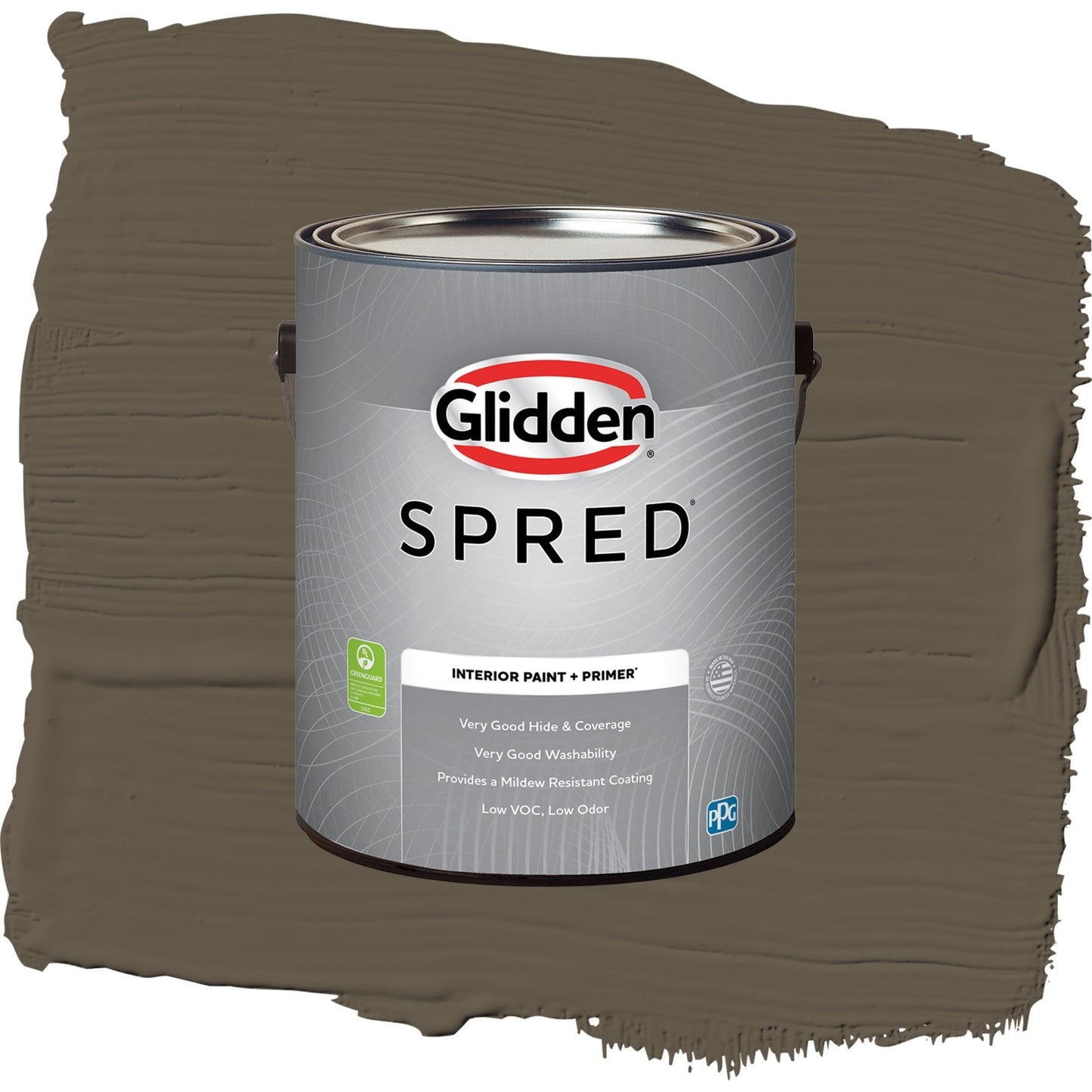 Spred Chocolate Lab Interior Paint + Primer Flat , 1 Gallon